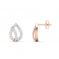 Diamond Stud Drop Earring